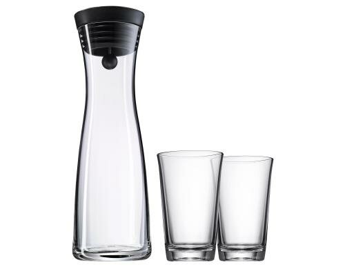 WMF Wasserkaraffen Set Fassungsvermögen 1 Liter inkl. 2 Gläser