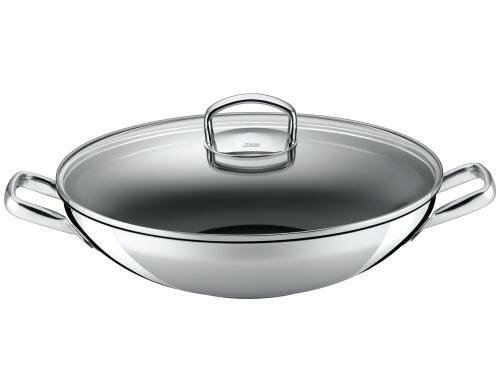 Silit Wok-Pfanne Hongkong Durchmesser 36 cm, silber