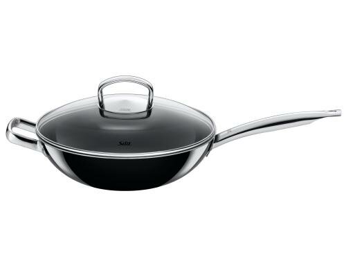 Silit Wok-Pfanne Profi Durchmesser 28 cm, schwarz