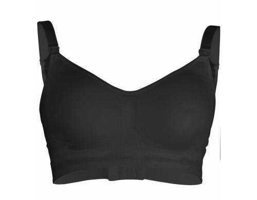 Carriwell Nahtloser Still BH Schwarz, Gr. S
