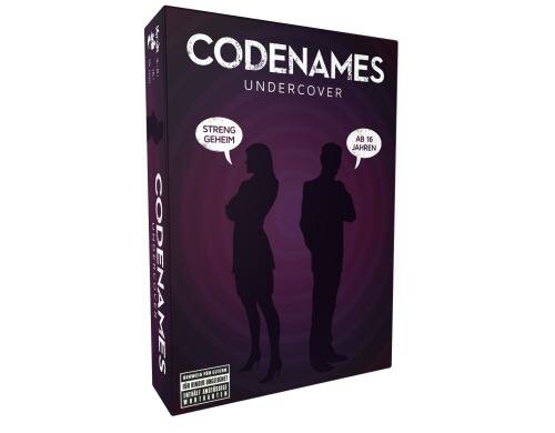 Codenames Undercover Alter: 16+, für 4-8 Spieler, 15 min