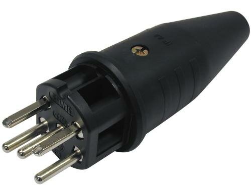 STEFFEN STEKO TPE-Stecker T15 schwarz