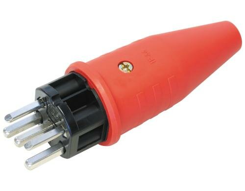 STEFFEN STEKO TPE-Stecker T25 rot
