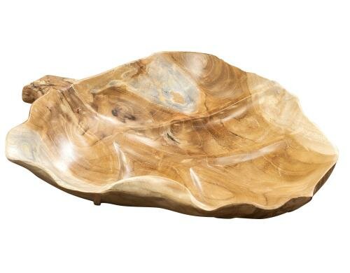 Boltze Deko Schalen Taylor 1 Stück L: 42cm natur Teakholz