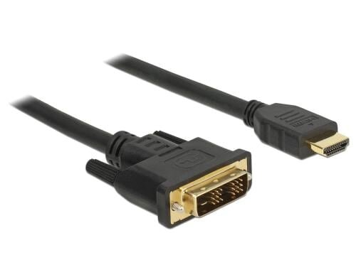 Monitorkabel DVI zu HDMI, 1920x1200, 5m DVI(18+1) Stecker zu HDMI-A,3fach geschirmt