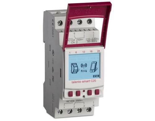 Grässlin talento smart C25 REG-Schaltuhr, 2-Kanal, Bluetooth