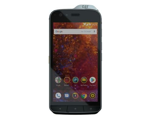 CAT S61 schwarz-silber, Dual-SIM Schutz vor Stössen, Wasser und Staub (IP68)