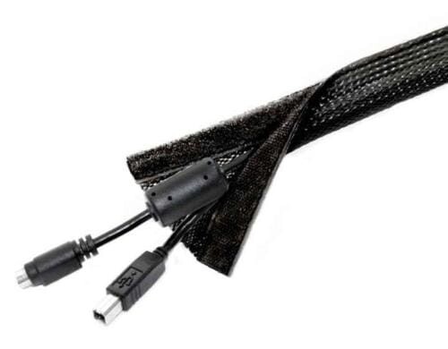 M Universal Cable Sock Velcro Black 10m M Universal Cable Sock Velcro Black 10m
