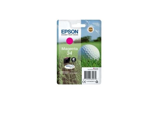 Tinte Epson C13T34634010 Magenta, 4.2 ml 300 Seiten, zu WorkForce Pro WF-3720