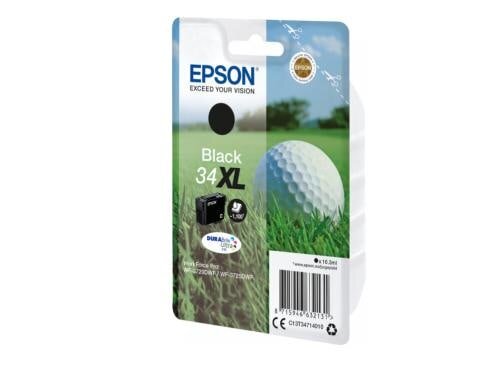 Tinte Epson C13T34714010 Black, 16.3 ml 1100 Seiten, zu WorkForce Pro WF-3720