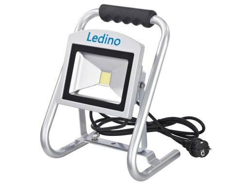 Ledino LED-Standstrahler Dahlem20SCB, 20W, 6500K, silb.