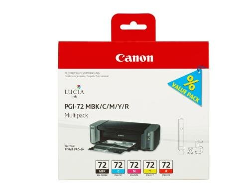 Tinte Canon PGI-72 MBK/C/M/Y/R PIXMA Pro-10 / 10S