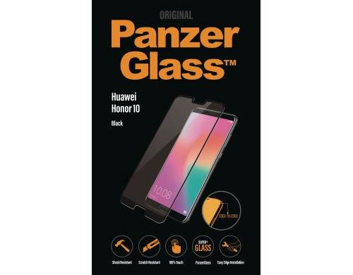 Panzerglass Displayschutz E2E black für Huawei Honor 10