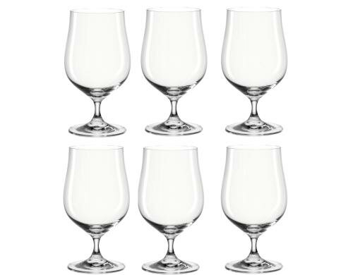 Montana Wasserglas Fine 490ml 6er Set, D: 7cm, H: 16cm