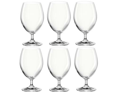 Montana Wasserglas Pure 390ml 6er Set, D: 7cm, H: 15cm