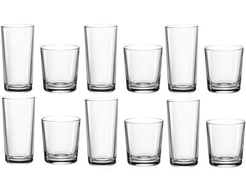 Montana Trinkglas-Set 12teilig Scandia 12er Set mit 2 Grössen à 6 Stück