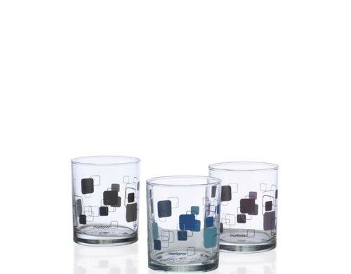 Montana Trinkglas Dice 3er Set 250ml 3er Set, H: 10cm