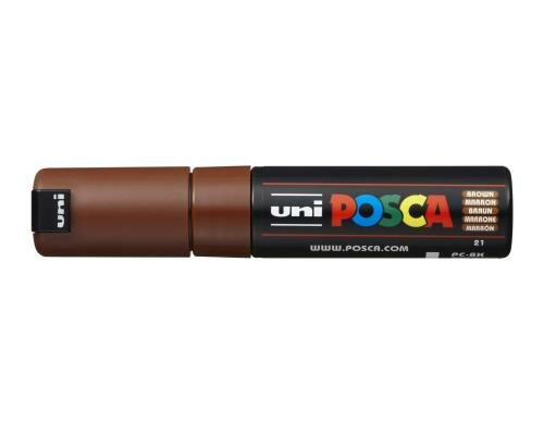 Uni POSCA Marker Keilspitze 8 mm braun