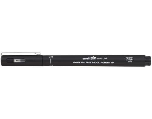 Uni PIN Fineliner 0.8 mm schwarz