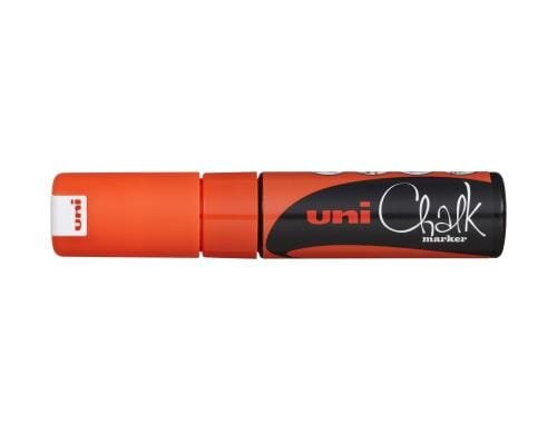 Uni CHALK kreidemarker Keilspitze 8 mm fluo orange
