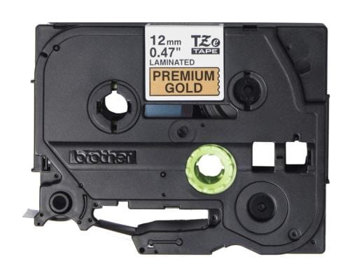 Brother P-touch Schriftband TZE-PR831 schwarz auf premium gold, 12mm