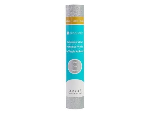 Silhouette Glitter Vinyl silber 1 Rolle, 30.5 cm x 180 cm