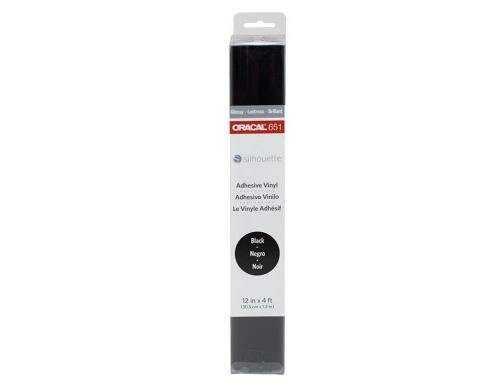 Silhouette Glossy Vinyl Oracal 651 schwarz 1 Rolle, 30.5 cm x 120 cm