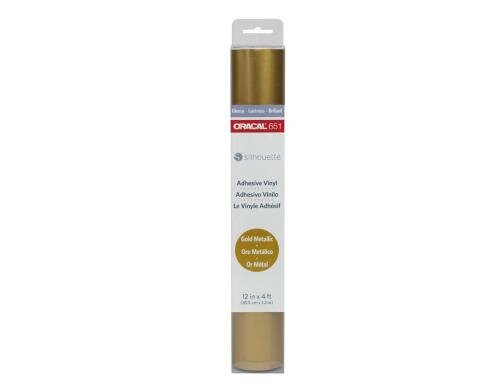 Silhouette Glossy Vinyl Oracal 651 gold 1 Rolle, 30.5 cm x 120 cm