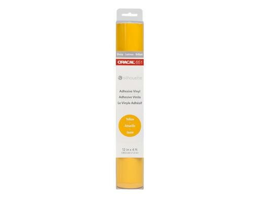 Silhouette Glossy Vinyl Oracal 651 gelb 1 Rolle, 30.5 cm x 120 cm