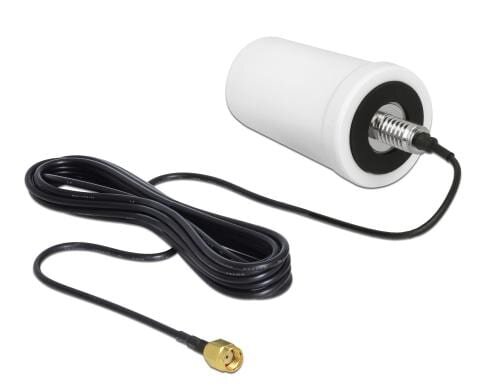 Delock Outdoor WLAN Antenne, IP67, 3m Kabel RP-SMA, Dualband Rundstrahl Auto/Dach