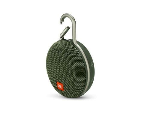 JBL CLIP 3, Bluetooth Speaker, Green Bluetooth, Wasserfest, 10h Akku