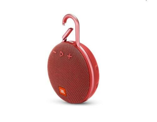 JBL CLIP 3, Bluetooth Speaker, Red Bluetooth, Wasserfest, 10h Akku