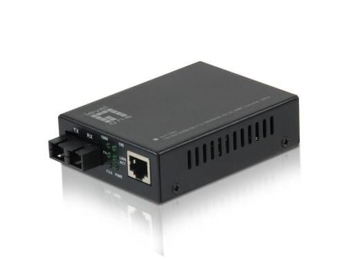 LevelOne GVT-2001: Media Konverter RJ45-SC 1Gbps Ethernet, SC, 550m