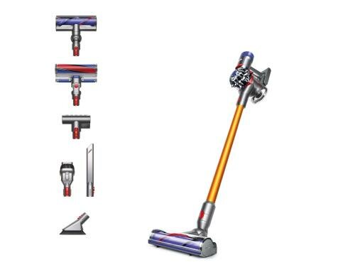 Dyson Akkustaubsauger V8 Absolute 425 Watt, Gelb / Nickel