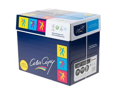 ColorCopy Papier A4, hochweiss, holzfrei 100g/m2, Karton à 2500 Blatt