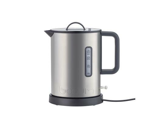 Bodum Ibis elektrischer Wasserkocher 1.0 silber matt, 1.0 Liter, 2020W
