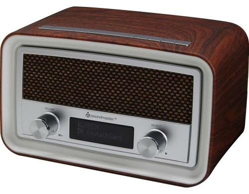 Soundmaster UR190, DAB+ Radio 3.5mm Klinke, USB, braun