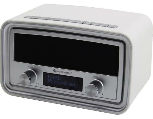 Soundmaster UR190, DAB+ Radio 3.5mm Klinke, USB, weiss