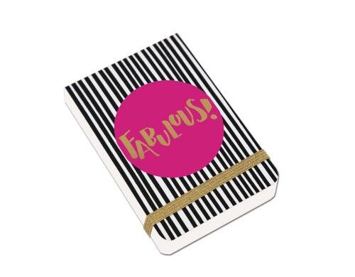 Rachel Ellen Notizbuch Fabulous Pink Fizz A7, liniert