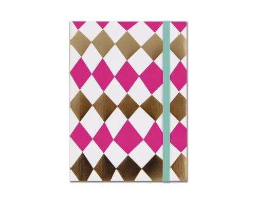 Rachel Ellen Notizbuch Pink Fizz Diamond A6, liniert