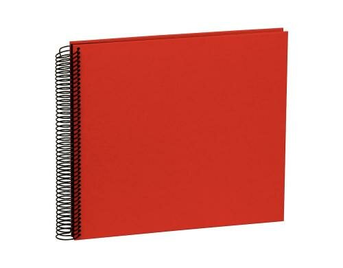 Semikolon Fotoalbum Efalinbezug 230x245mm red, 40 schwarze Seiten