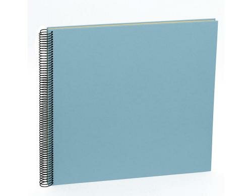 Semikolon Fotoalbum Efalinbezug 345x332mm ciel, 50 cremeweisse Seiten