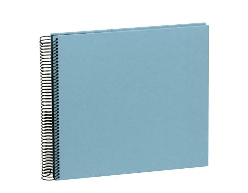 Semikolon Fotoalbum Efalinbezug 230x245mm ciel, 40 schwarze Seiten