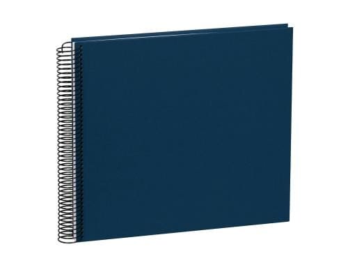 Semikolon Fotoalbum Efalinbezug 230x245mm marine, 40 cremeweisse Seiten