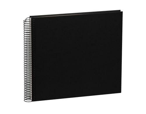Semikolon Fotoalbum Efalinbezug 230x245mm black, 40 cremeweisse Seiten