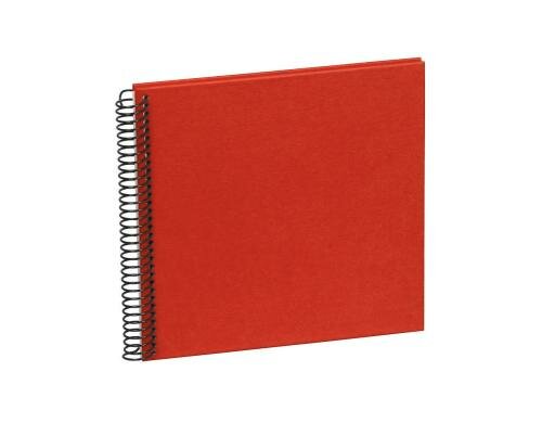 Semikolon Fotoalbum Efalinbezug 170x170mm red, 20 cremeweisse Seiten