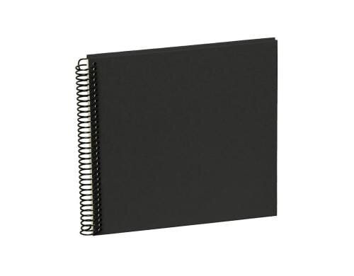 Semikolon Fotoalbum Efalinbezug 170x170mm black, 20 cremeweisse Seiten