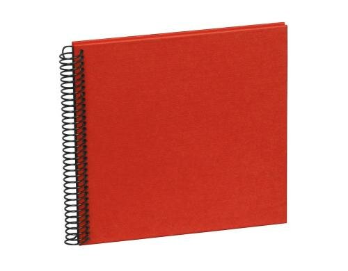 Semikolon Fotoalbum Efalinbezug 170x170mm red, 20 schwarze Seiten