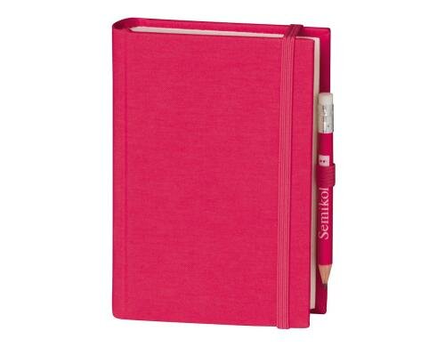 Semikolon Notizbuch Petit Voyage 100x144 mm pink, blanko