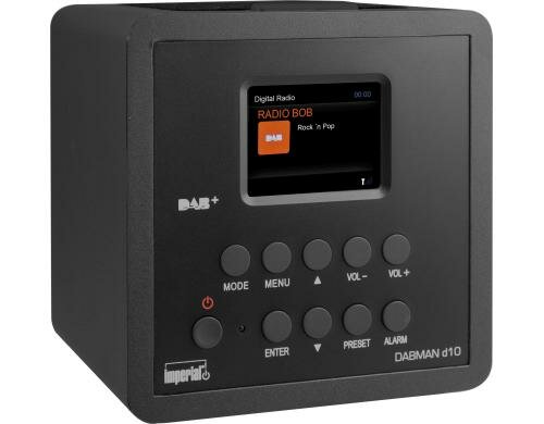 Imperial Dabman d10, DAB+-Radio, schwarz DAB+ und UKW Radio, 3.5mm